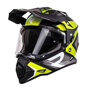 Enduro přilba Street Racer Tracker černo-fluo žlutá