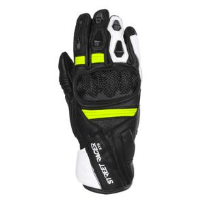 Rukavice na motorku Street Racer STR černo-fluo žluté
