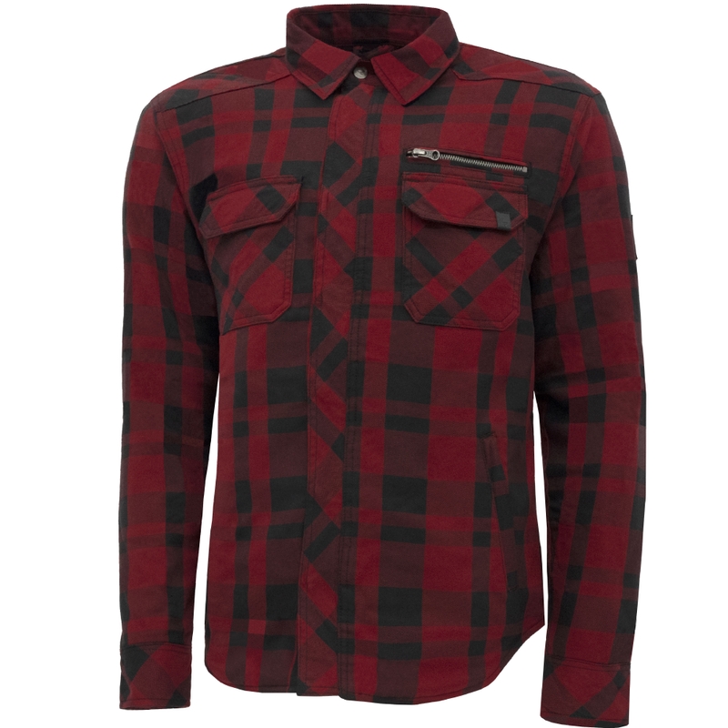 Košile na motorku Street Racer Striker červená