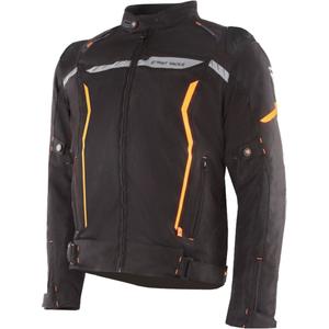 Bunda na motorku Street Racer Flex EVO černo-oranžová - II. jakost