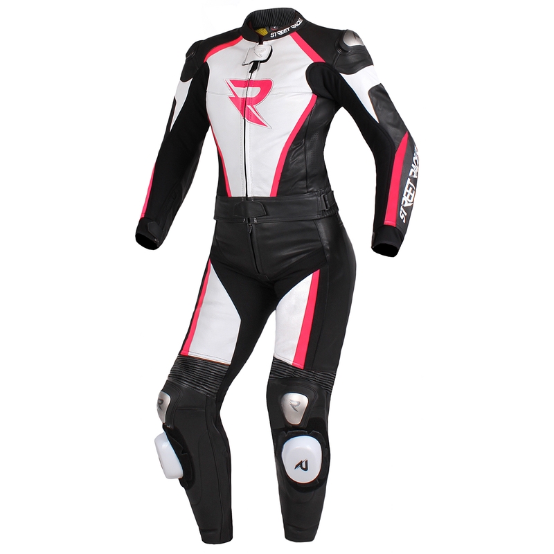 Dámská kombinéza Street Racer Kiara černo-bílo-fluo růžová výprodej