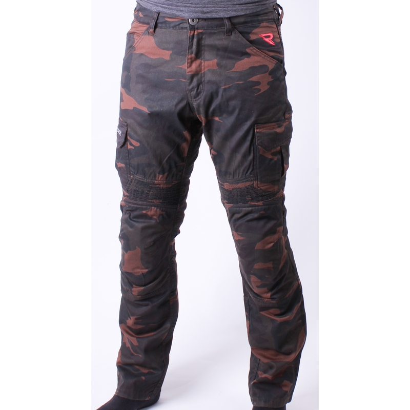 Jeansy na motorku Street Racer Camo výprodej